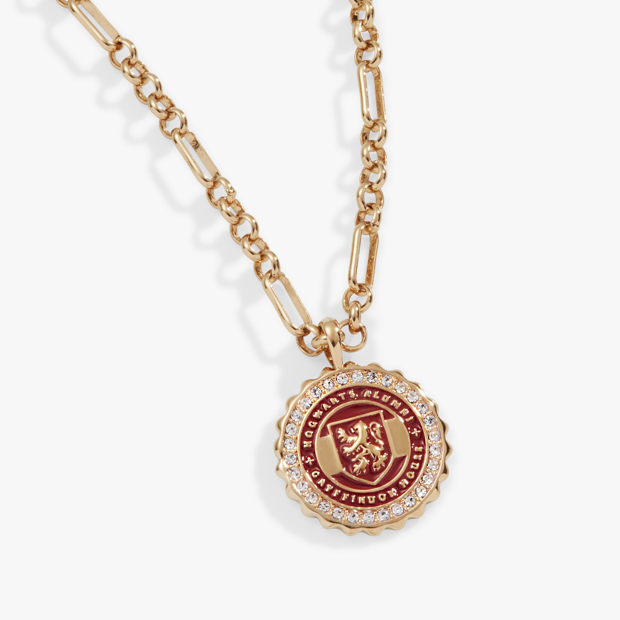 Harry Potter™ Gryffindor House Pendant Necklace - Adjustable Chain - Perfect for Cosplay, Halloween Costume & Wizarding World Fans