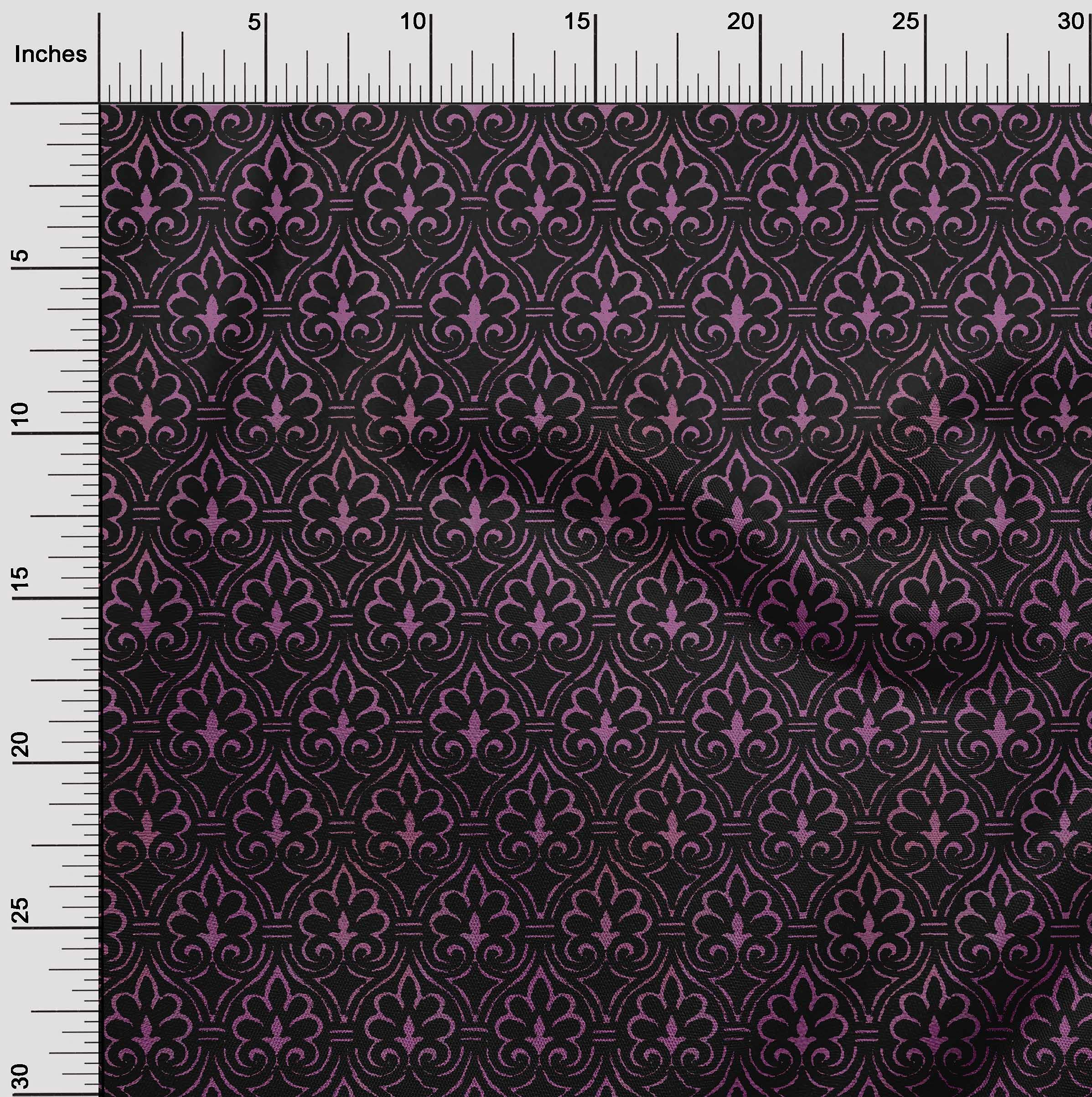 oneOone Rayon Pink Printed Fabric by The Yard - 56 Inch Wide Sewing Material for DIY Clothing, Dresses & Home Decor Projects | Soft Textile for Quilting, Crafts & Fashion Design