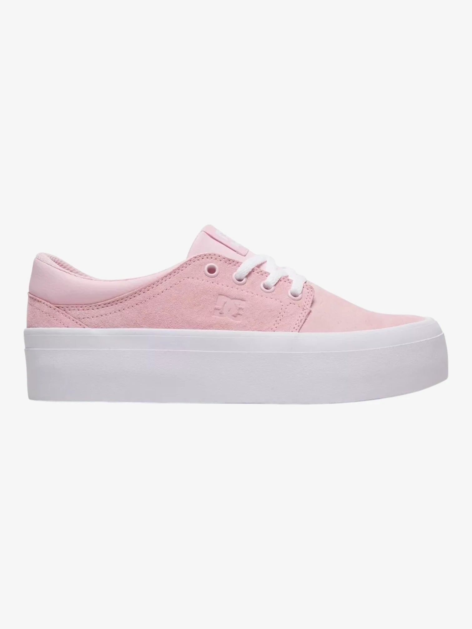 DC Trase Platform Sneakers in Pink - Stylish Women's Skate Shoes for Streetwear & Casual Outfits