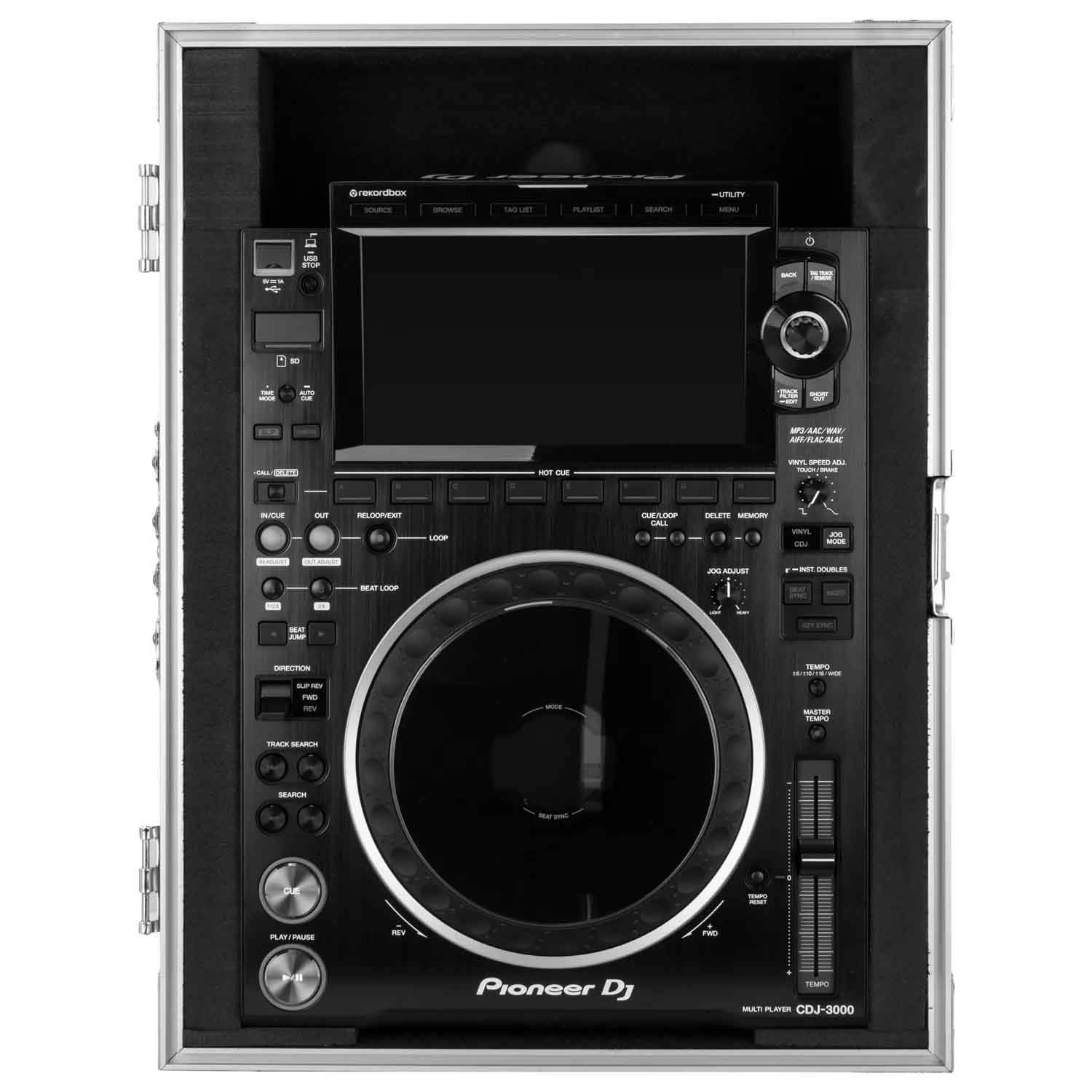 Odyssey Flight Case for Pioneer DJ CDJ-3000 - Durable Protective DJ Equipment Travel Case for Professional DJs - Perfect for Gigs, Tours & Studio Use