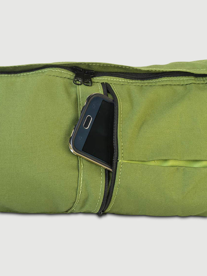 Premium Jade Yoga Macaranga Mat Bag - Eco-Friendly Yoga Mat Carrier for Hot Yoga, Travel & Studio Classes - Perfect for Yoga Enthusiasts & Instructors