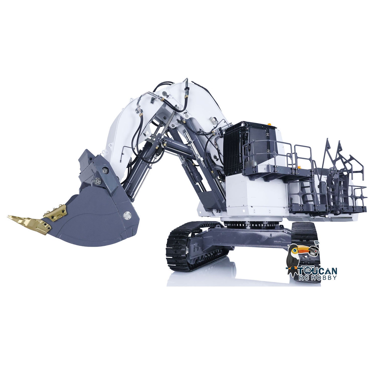 LESU AOUE 9150 1/14 Scale RC Hydraulic Excavator with Double Pump & Light System - Heavy Duty Backhoe Shovel Construction Vehicle for Adults & Kids - Perfect for Construction Simulation, RC Hobbyists & Collectors