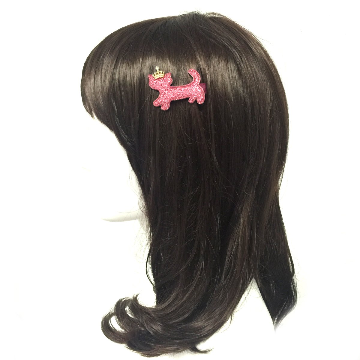 Allydrew Elegant Cat Hair Clips Set of 5 - Cute Kitty Hair Accessories for Women & Girls - Perfect for Parties, Weddings & Daily Wear