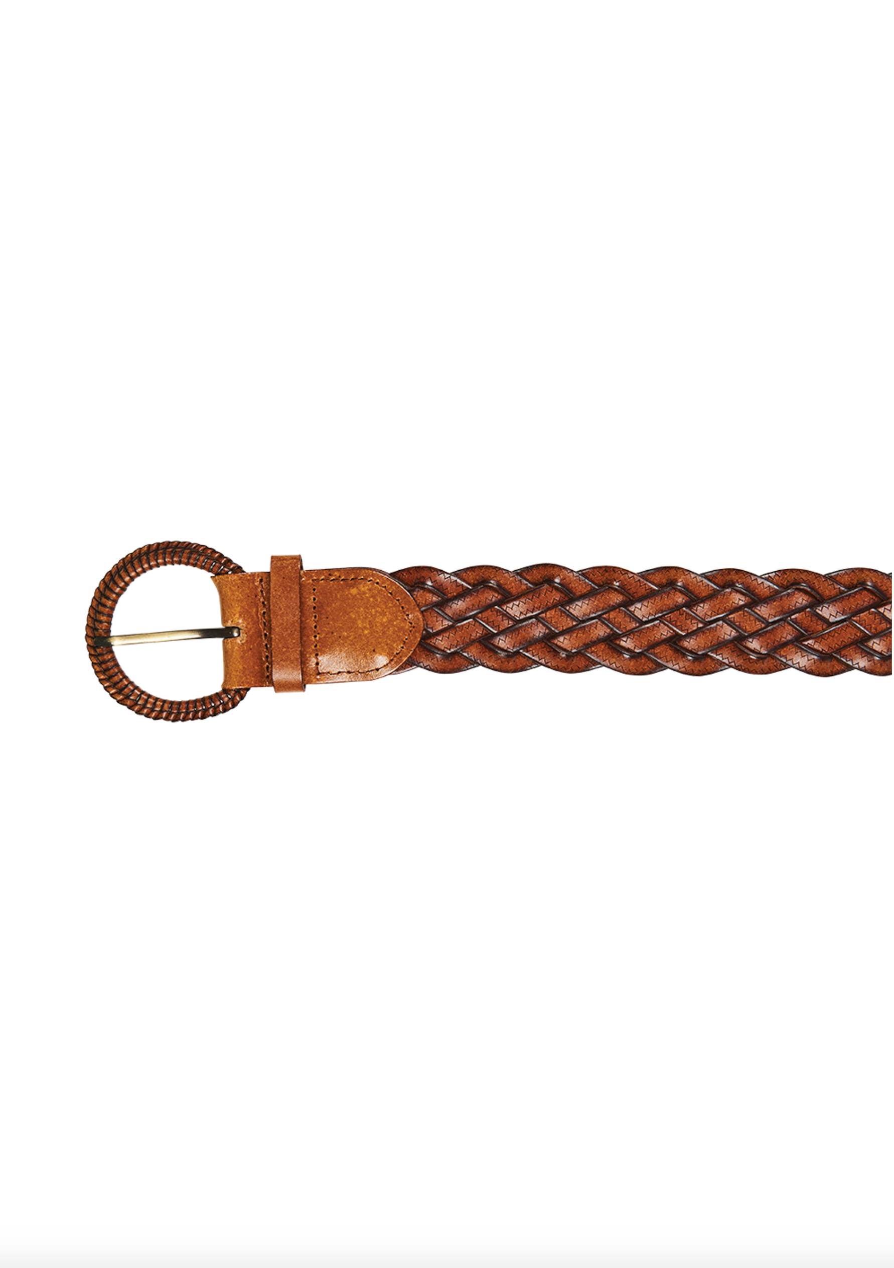 Eb & Ive Society Genuine Leather Belt in Tan - Stylish and Durable for Casual, Business & Formal Occasions
