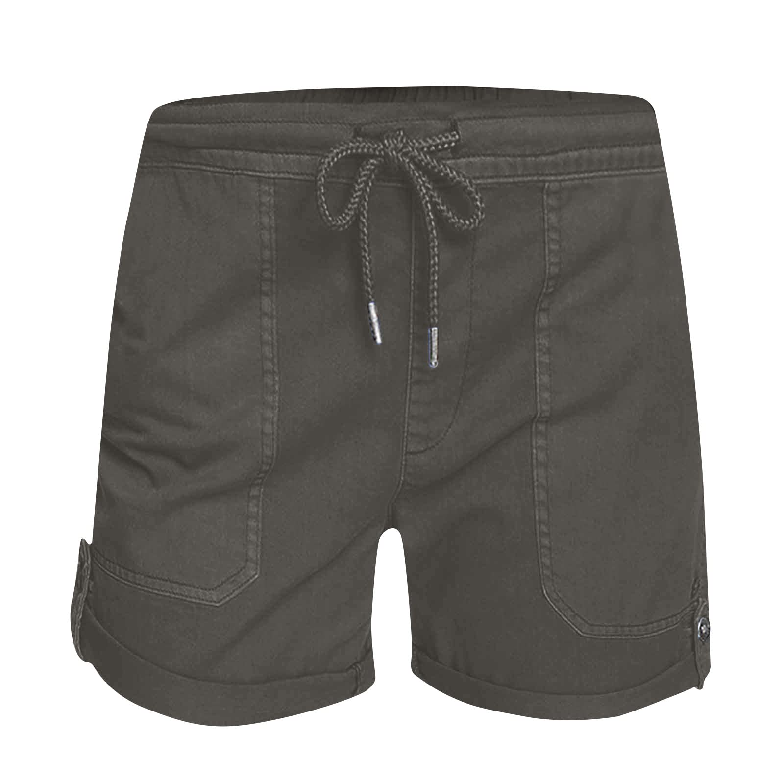 DASAYO Women's Casual Summer Shorts - Loose Fit with Pockets for Beach & Travel