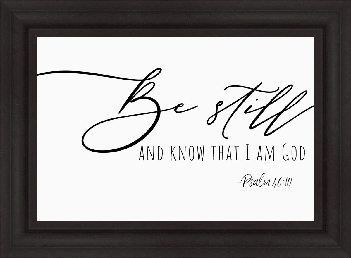 Be Still By Paige Tilly - Inspirational Wall Art Decor for Home, Office & Gifts - Perfect for Living Room, Bedroom & Meditation Space