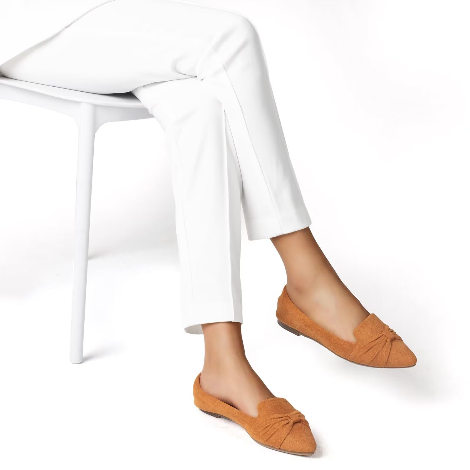 Comfortable Women's Slip-On Flat Shoes - MUSSHOE Casual Dress Flats for Everyday Wear | Perfect for Office, Walking & Travel