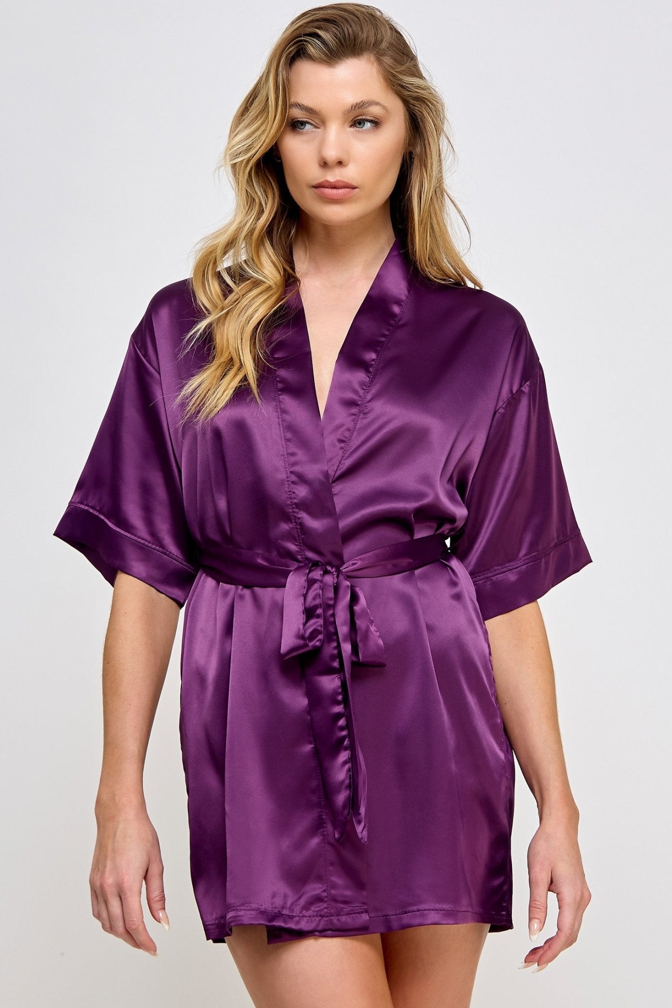 BeWicked Women's Vintage 1947 Getting Ready Robe - Soft Loungewear for Bridal Shower, Spa Day & Relaxation at Home