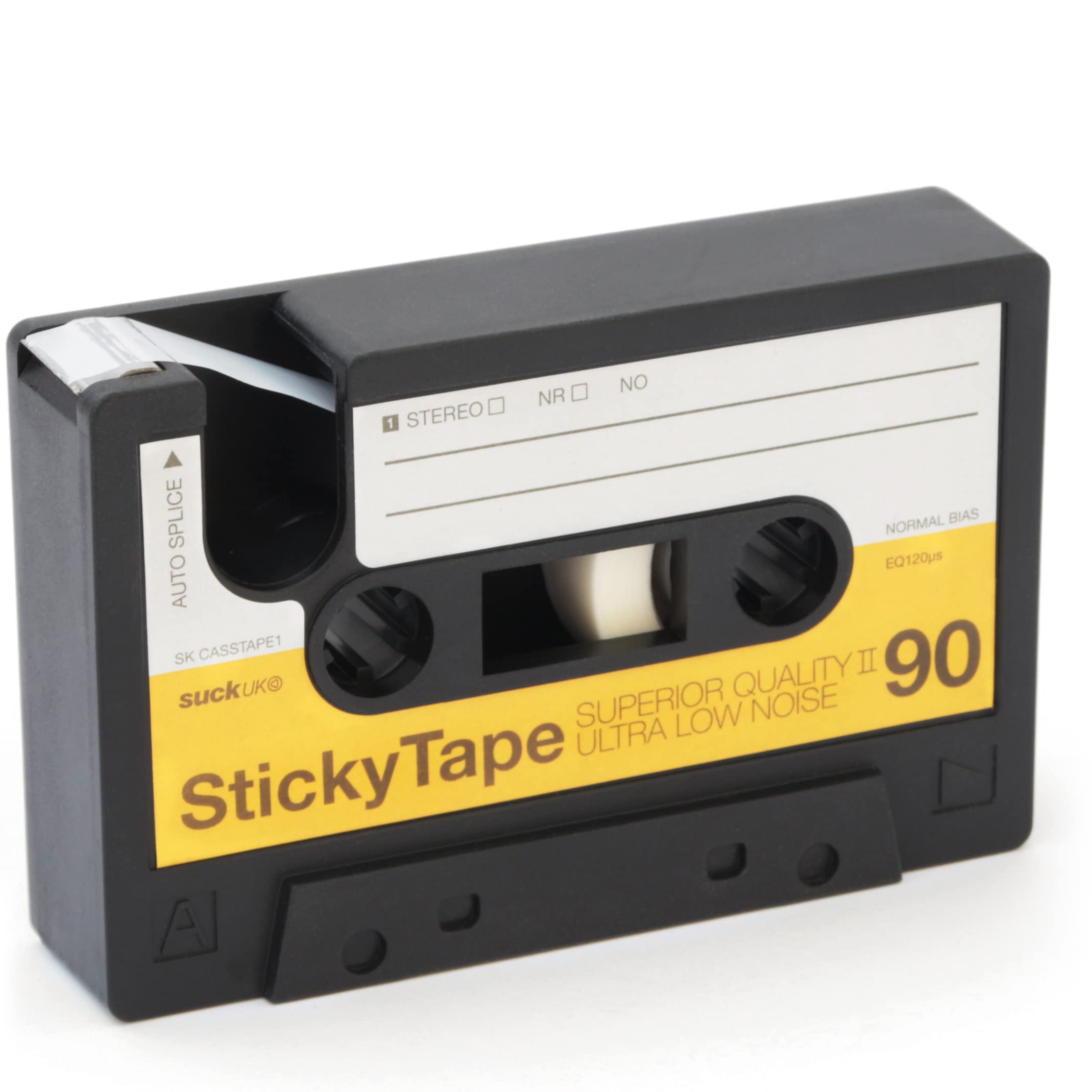 Retro Cassette Tape Dispenser - Customizable Office Desk Accessory for Double Sided Tape | Novelty Stationery Organizer | Unique Gift for Music Lovers & Office Workers | Perfect for Home Office, Desk Organization & Creative Workspaces