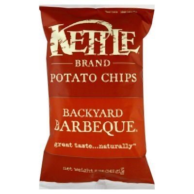 Kettle Chips Backyard Barbeque Flavor - 5 Ounce Bags (Pack of 15) | Crunchy Potato Snacks for Parties, BBQs & Game Nights | Bulk Value Pack