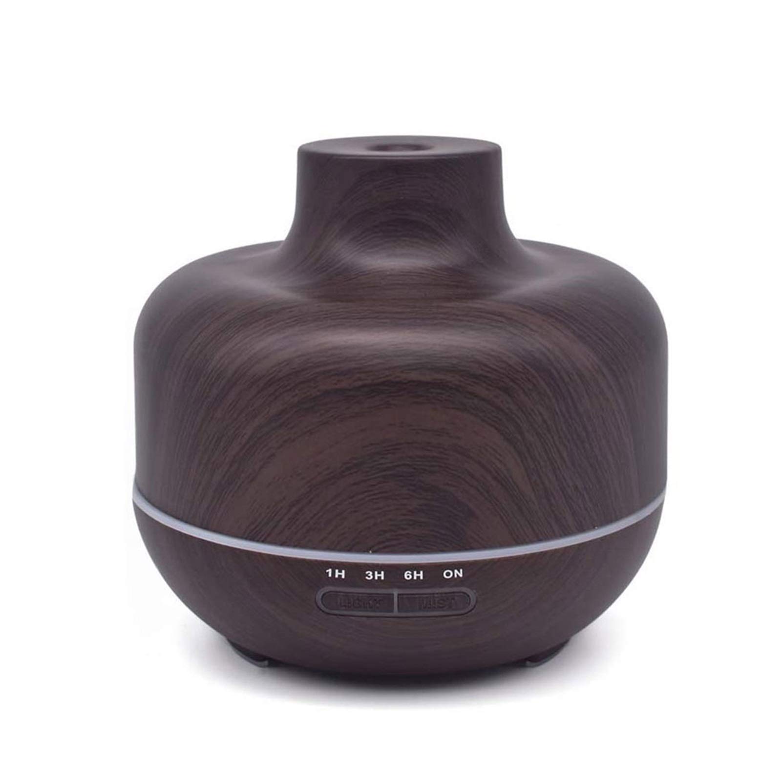 400ml Aromatherapy Essential Oil Diffuser with 7 Color Changing LED Lights & 4 Timer Settings | Auto Shut-Off Cool Mist Humidifier | BPA-Free for Bedroom, Yoga, Spa & Office Relaxation (Color B)