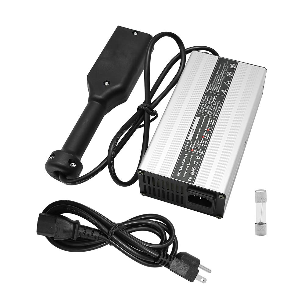 36V 5A Golf Cart Battery Charger - Compatible with E-Z-GO, Yamaha & Club Car - Fast Charging Replacement for Star & Other Models - Perfect for Home, Course & RV Use