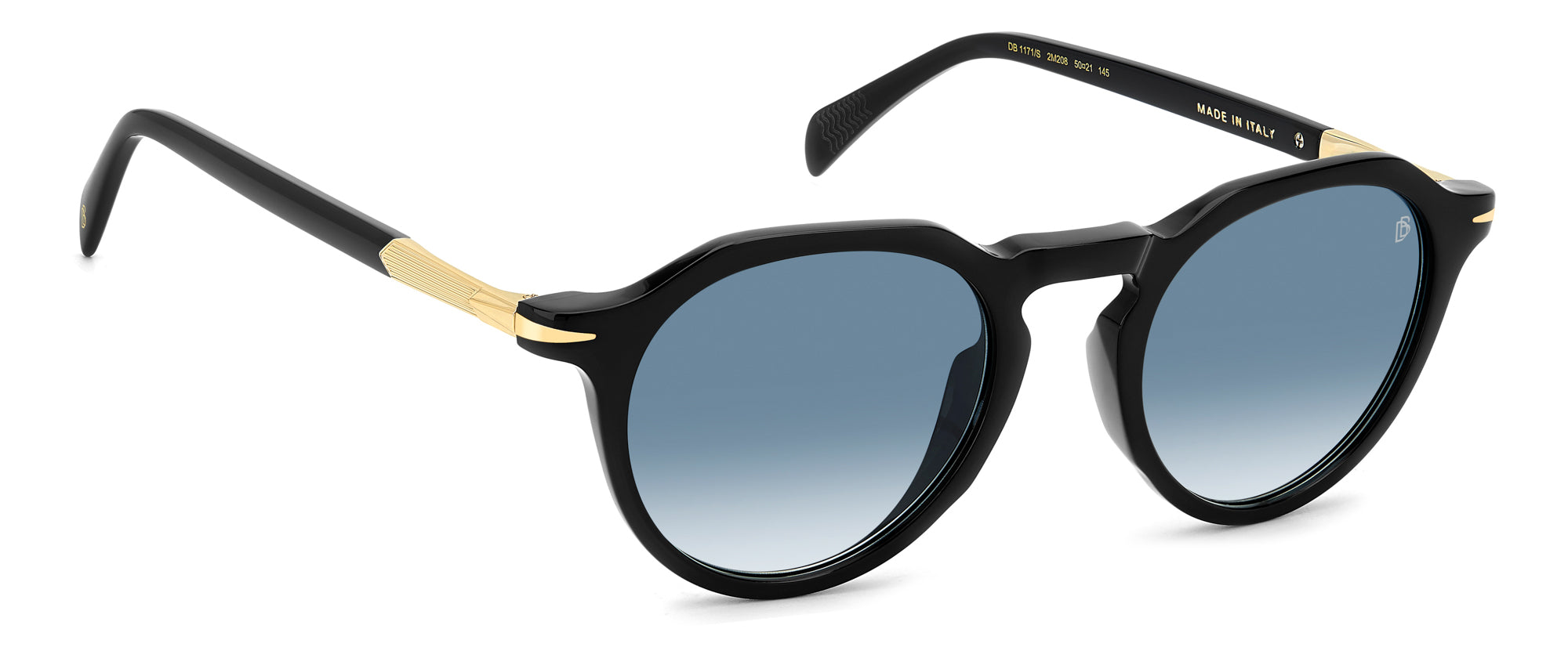 David Beckham DB1171/S Men's Sunglasses - Polarized UV Protection Aviator Style for Driving, Outdoor Sports & Fashion