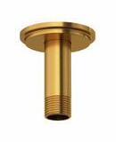 3 Ceiling Mount Shower Arm with Round Escutcheon - Brushed Gold Finish 569BG RIOBEL | Modern Bathroom Fixture for Spa-Like Shower Experience