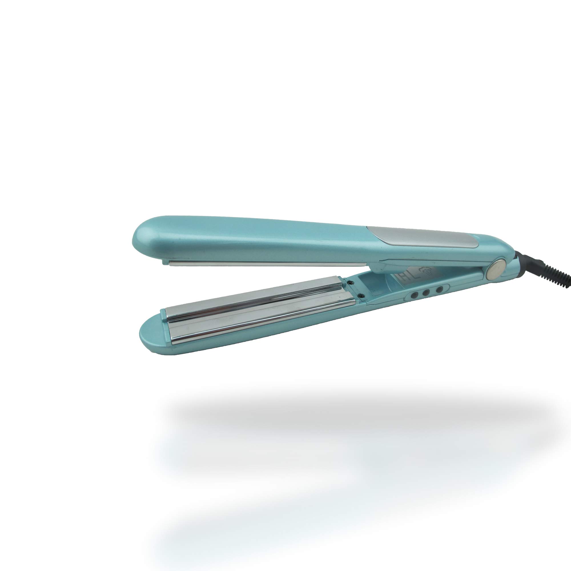 Kokou Pro Titanium Steamer - Professional Afro Hair Straightener with Titanium Plates & Removable Steam Cartridge | Perfect for Salon, Home Use & Natural Hair Care