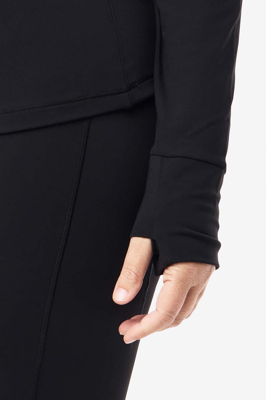 Zip Through Base Jacket - Black | Lightweight Waterproof Windbreaker for Hiking, Running & Outdoor Activities