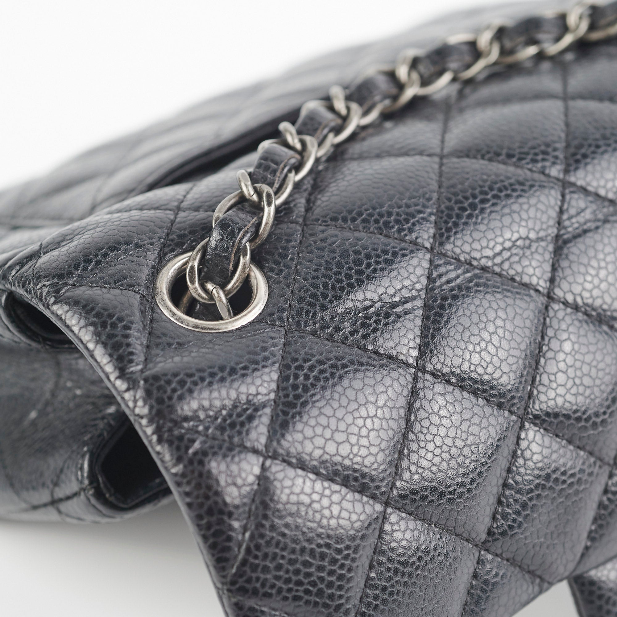 Chanel Mini Rectangular Flap Bag in Black Caviar Leather - Luxury Crossbody Purse for Women, Perfect for Evening Parties & Date Nights