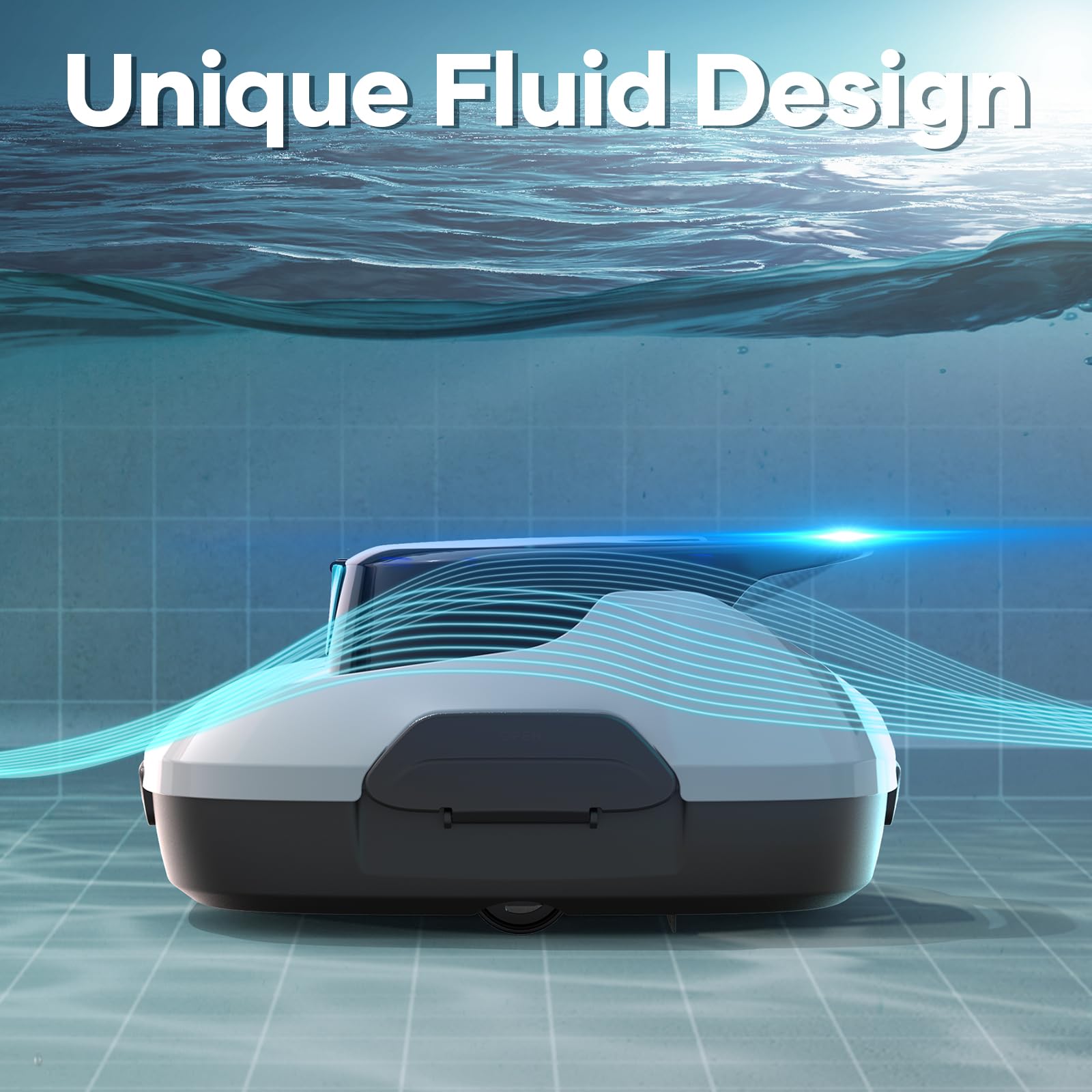 AIPER Cordless Automatic Pool Vacuum Cleaner - Lightweight, Auto-Parking, for Above Ground Flat Pools up to 860 sq.ft | Perfect for Weekly Pool Maintenance & Quick Cleaning