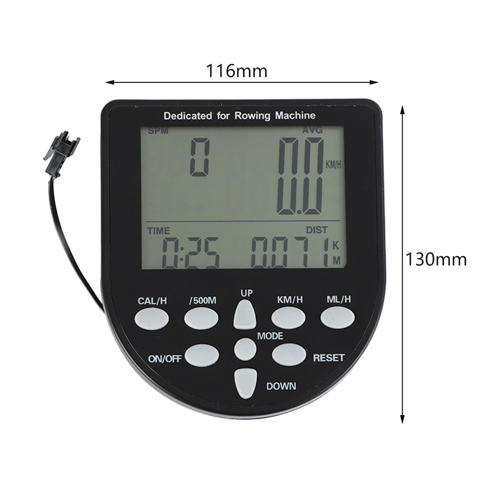 Premium Digital Rowing Machine Counter for Indoor Bikes, Treadmills & Exercise Equipment - Track Workouts for Home Gym & Cardio Training