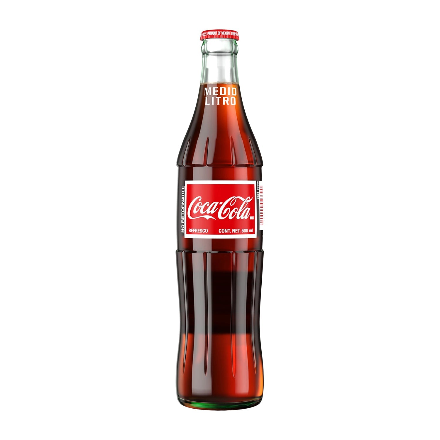 Original Coca Cola Glass Bottle 500ml - Classic Soda Drinkware for Home, Parties & Collectibles