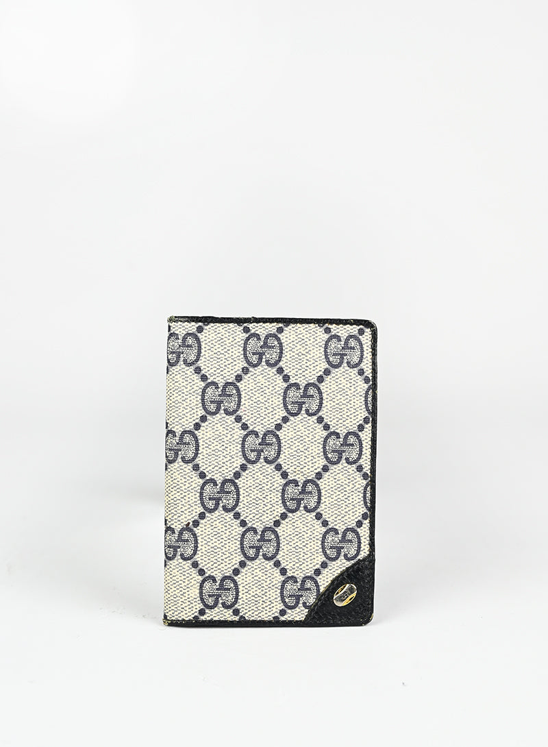 Gucci Monogram Porta Carte Wallet in Gray - Stylish & Compact Card Holder for Everyday Use, Travel & Gifting