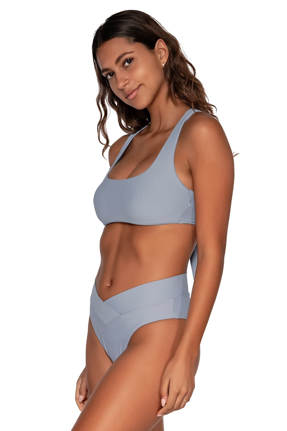 Rylee Racerback Women's Swimsuit Bralette Bikini Top - Sexy Strappy Swimwear for Beach, Pool & Summer Vacation