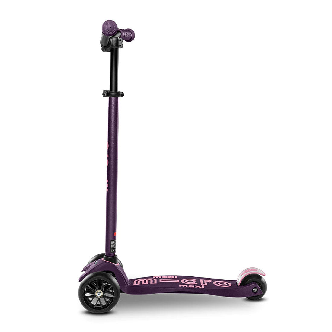 Micro Maxi Deluxe 3 Wheel PRO Scooter for Kids - Purple | Lightweight Aluminum Frame, Adjustable Handlebar | Perfect for Commuting, School & Outdoor Play