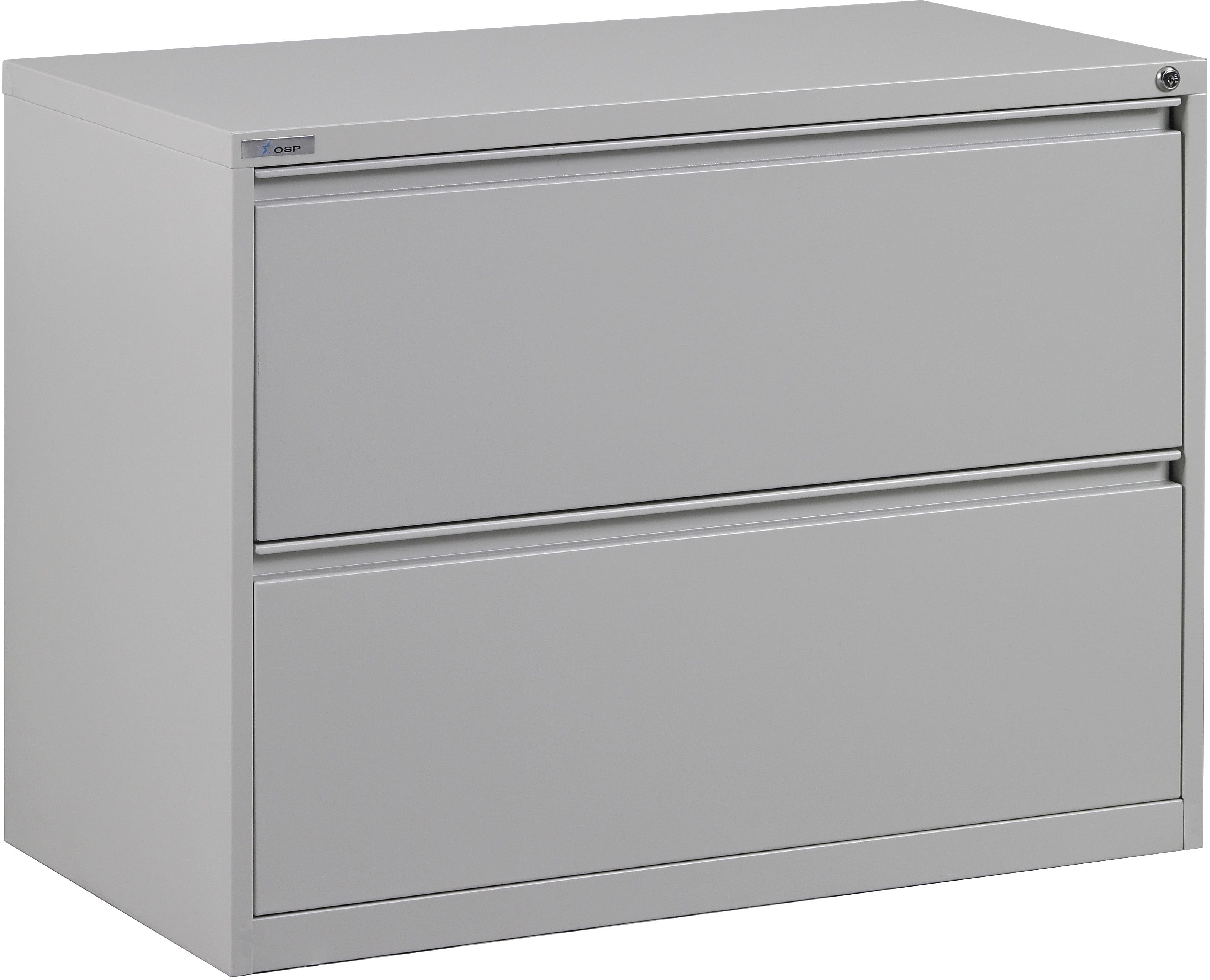 Office Star 2-Drawer Lateral File Cabinet - Metal File Storage Organizer for Office & Home - Perfect for Documents, Folders & Office Supplies Organization