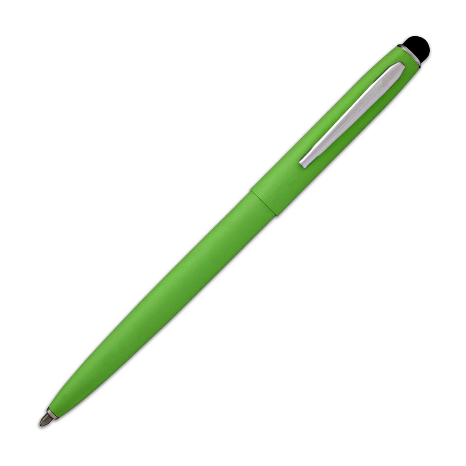 Fisher Space Pen Cap-O-Matic Matte Green Ballpoint Pen with Stylus Tip - Premium Writing Tool for Office, Travel & Outdoor Adventures