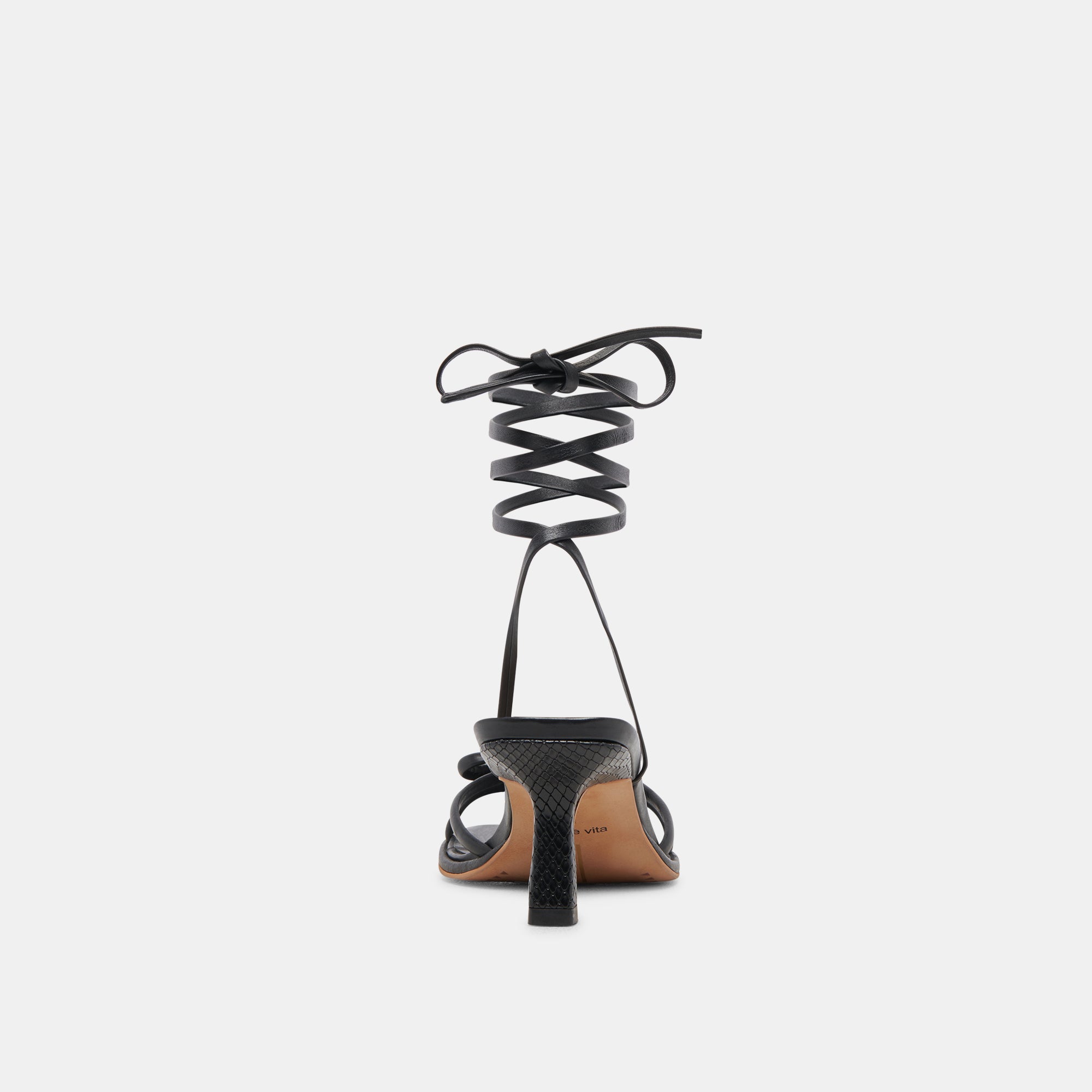 MAISON Black Leather Heels for Women - Elegant High Heel Pumps for Office, Party & Evening Wear | Comfortable Dress Shoes for Formal Occasions