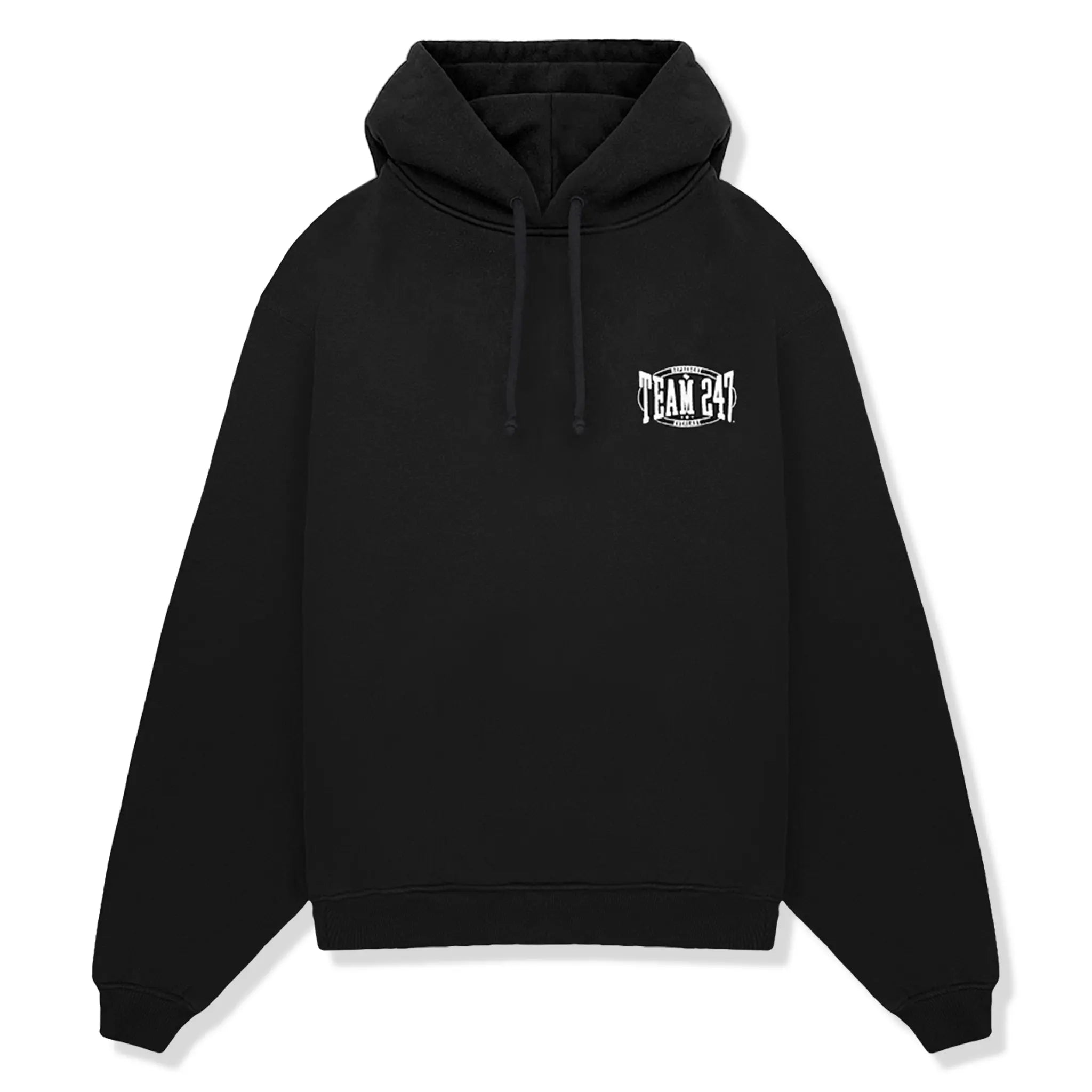 Represent 247 X Everlast Training Camp Boxy Off Black Hoodie - Men's Streetwear Pullover for Gym, Boxing & Urban Fashion