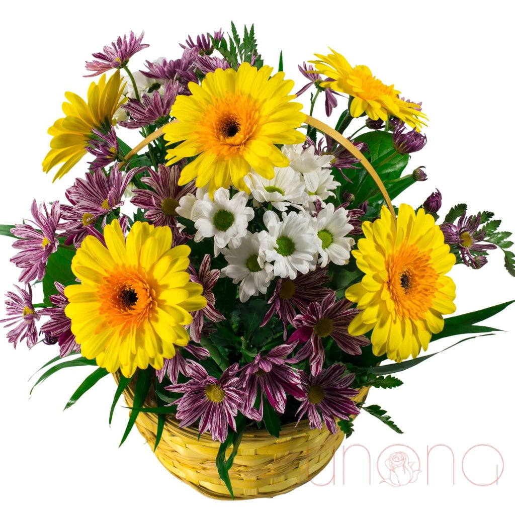 Full of Happiness Floral Arrangement - Beautiful Fresh Flowers for Home Decor, Wedding Centerpieces & Gift Giving