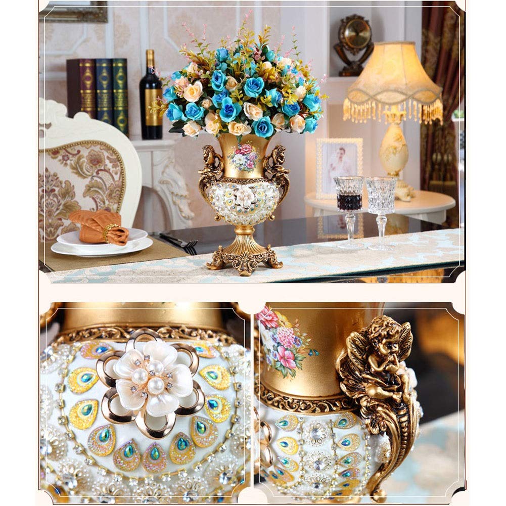 Elegant Large Resin Vase - 11.81