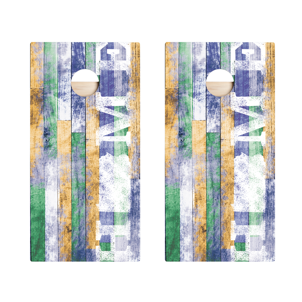 Pennsylvania Star Cornhole Boards Set - Hand-Painted Wooden Bean Bag Toss Game for Outdoor Parties, Tailgating, and Backyard Fun - Perfect for BBQ, Picnics, and Family Gatherings