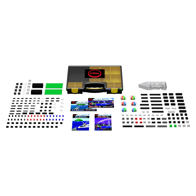 Story Blox Classroom Set - The Island & The City Building Blocks for Kids | STEM Educational Toys | Creative Play for Classrooms & Homeschooling