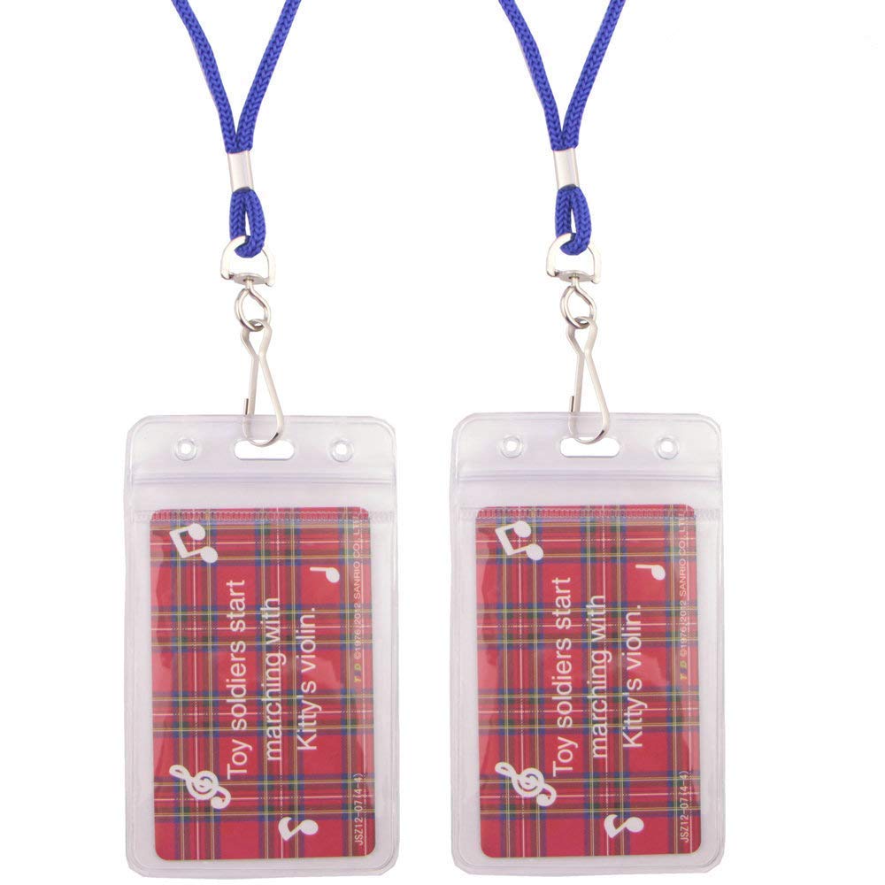 HOSL 100 Pack ID Lanyards with Swivel Hook - Office, School & Event Use