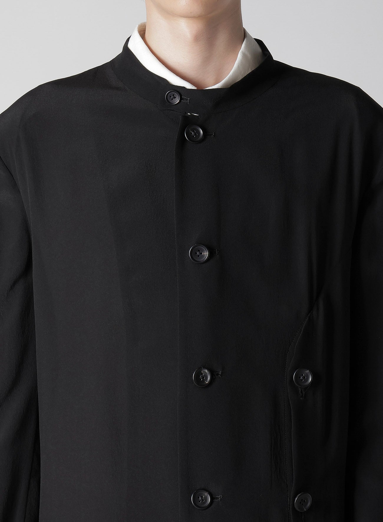 12M Silk Decine Stand Collar ASM Jacket - Elegant Baby Outerwear for Special Occasions & Family Photos
