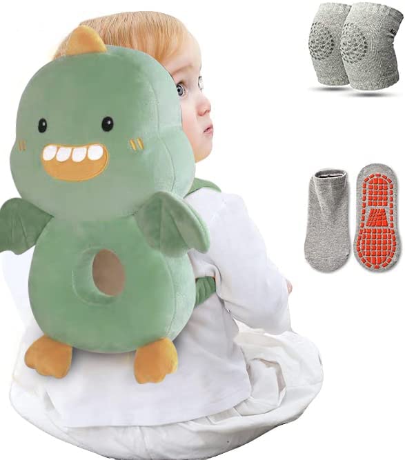 Baby Head Protector Cushion Backpack - Toddler Safety Head Guard for Walking & Learning - Soft Impact Protection for Infants & New Walkers - Perfect for Daycare, Playtime & First Steps