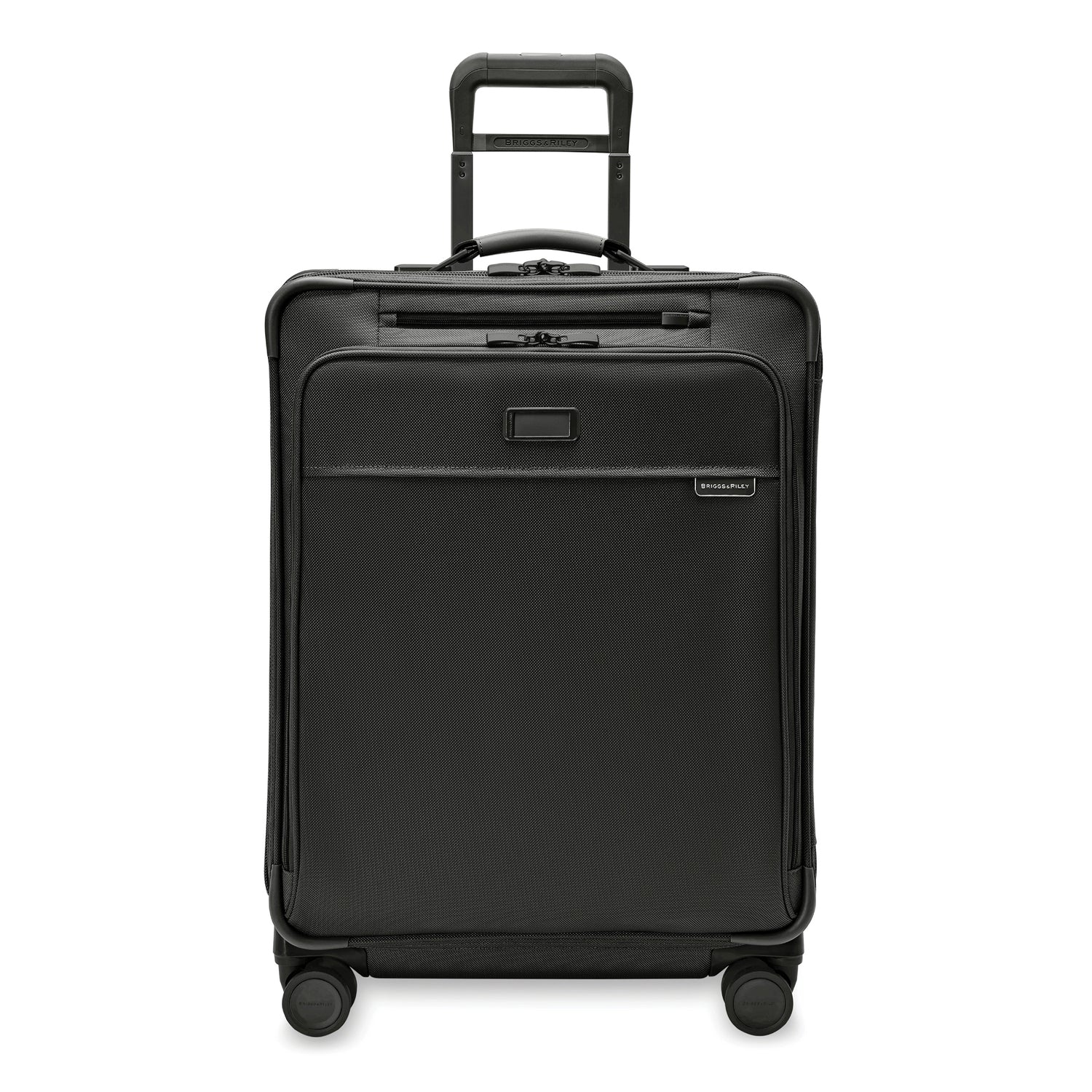 Briggs & Riley BASELINE Medium Expandable Spinner Luggage - Lightweight Carry-On Suitcase with 360° Wheels for Business Travel & Vacation | Perfect for Airplane Overhead Bin & Weekend Getaways