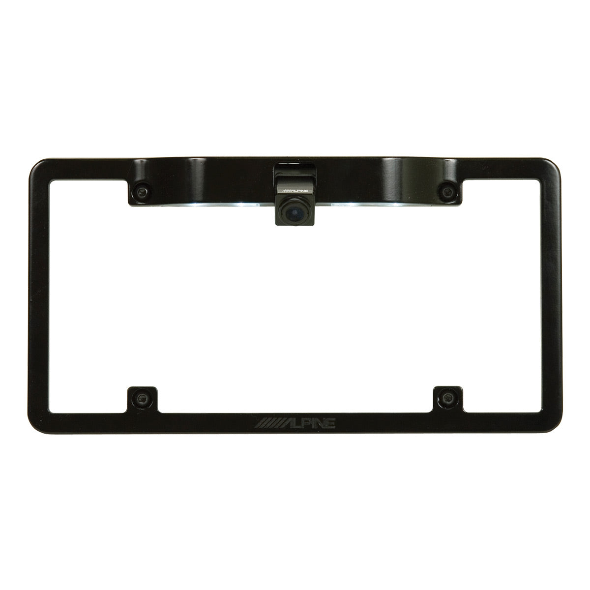 Alpine KTX C10LP License Plate Camera Frame - High Resolution Backup Camera for Trucks & SUVs - Easy Installation & Night Vision - Perfect for Parking & Towing Safety