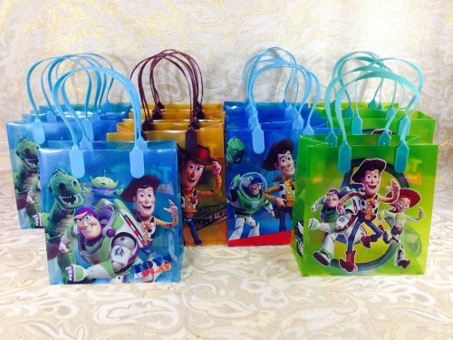 Beyondstore Toy Story Party Favor Bags - 36 Pack Small Gift Bags for Kids Birthday Party Favors, Classroom Rewards & Goodie Bags for Baby Shower, Pinata Fillers, Halloween Treats