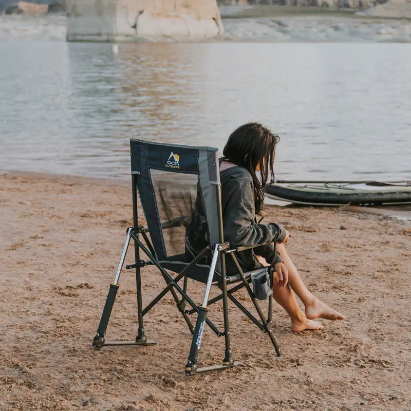 RoadTrip Rocker™ - Portable Folding Rocking Chair for Camping, Beach, Travel & Outdoor Adventures | Lightweight & Compact Design for Easy Transport