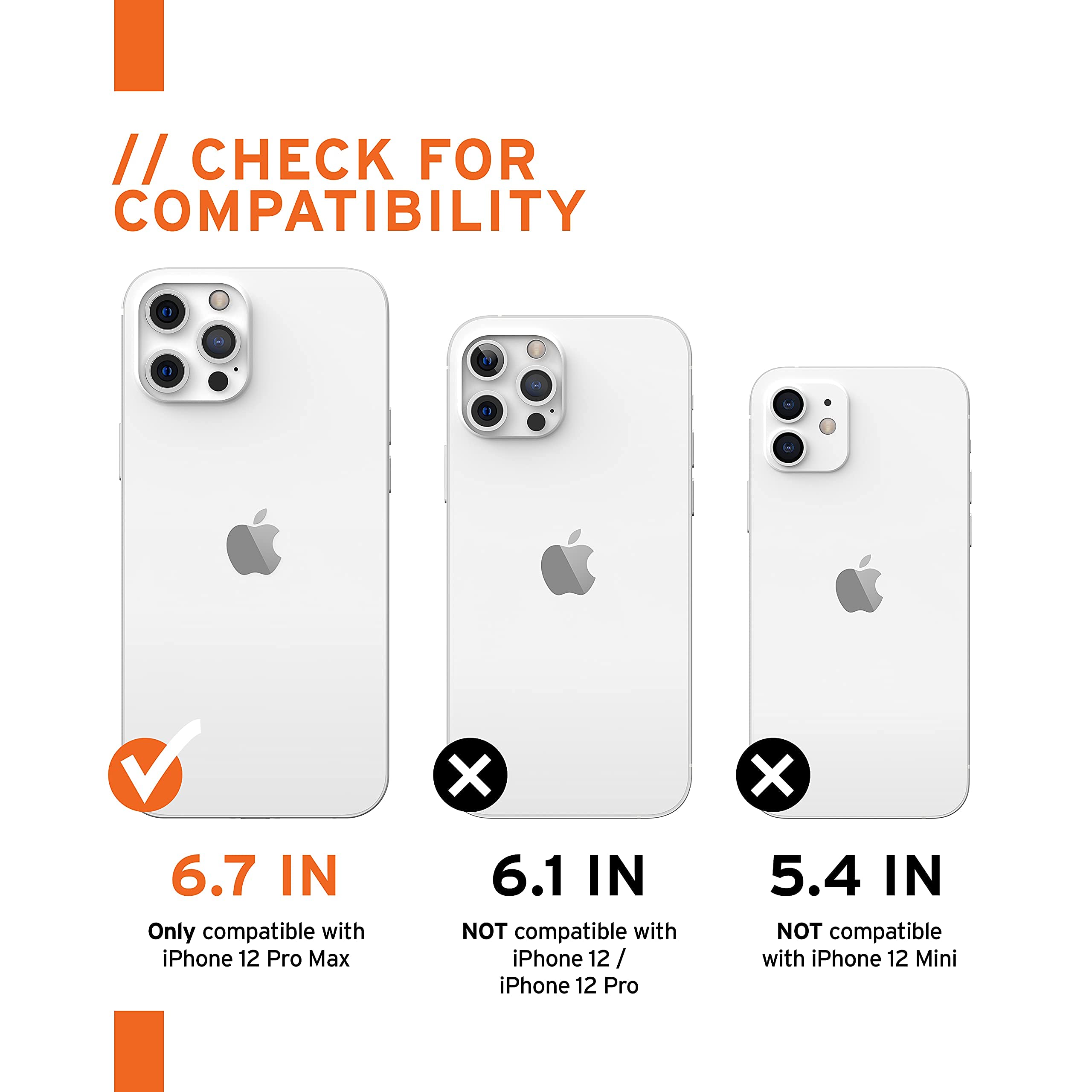 URBAN ARMOR GEAR UAG iPhone 12 Pro Max (6.7-inch) Rugged Case with Metropolis LTHR ARMR Design & Tempered Glass Screen Protector - Black | Shockproof Protection for Outdoor, Work & Daily Use