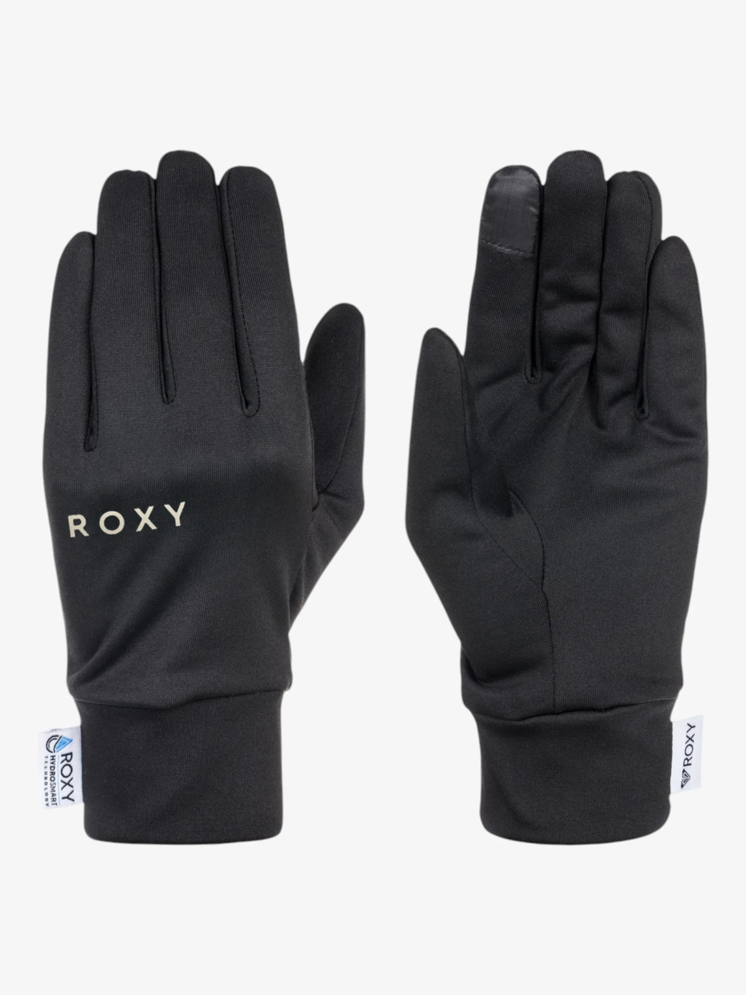 Roxy Hydrosmart Snow Gloves - Black Liner for Women - Waterproof & Warm Winter Gloves for Skiing, Snowboarding & Outdoor Activities