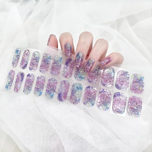 Sequins Purple Blue Mixed