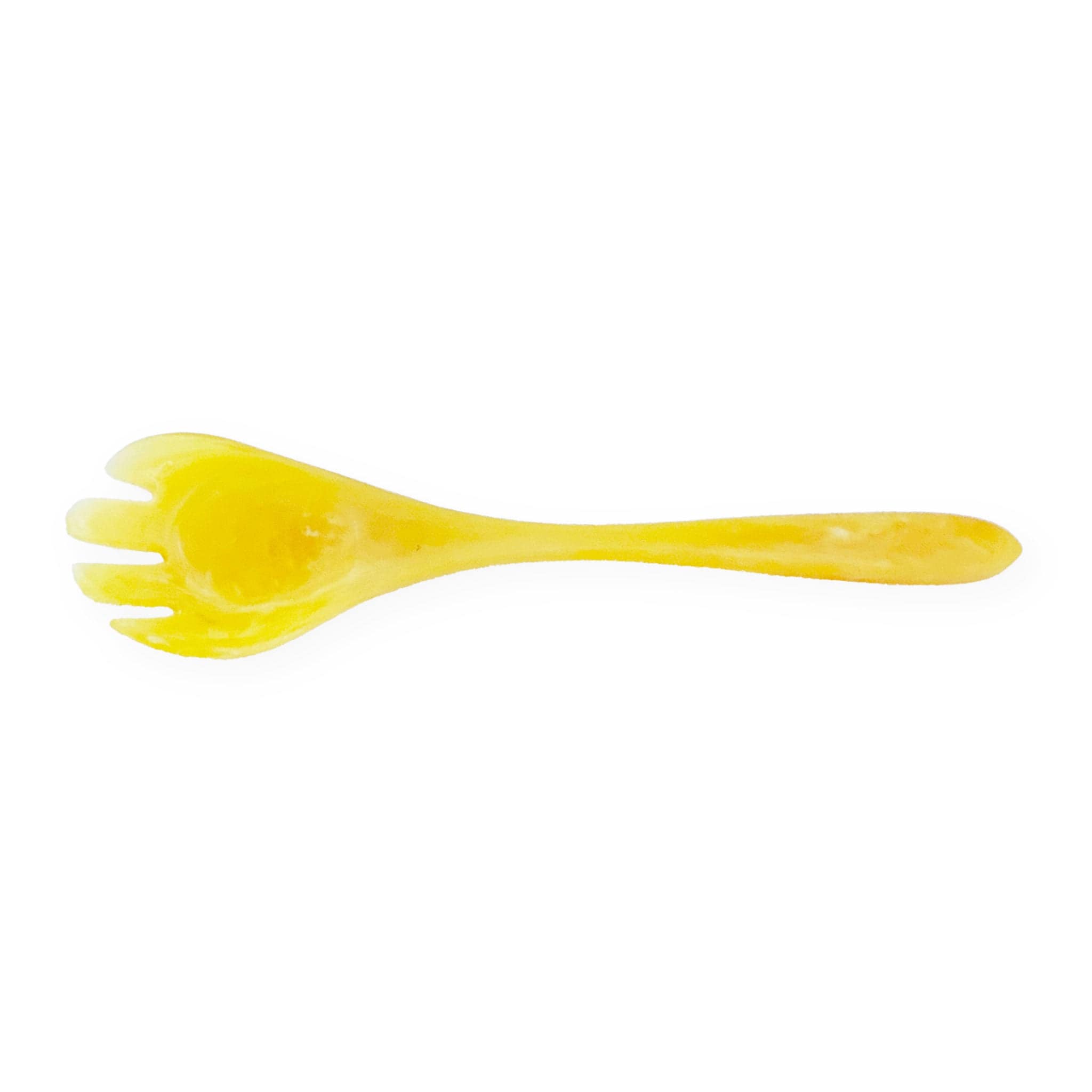 Mini Fork Resin Swirl Buttercup - Elegant Handmade Resin Utensil for Desserts, Cakes & Tea Parties | Perfect for Wedding Favors, Bridal Showers & Home Decor