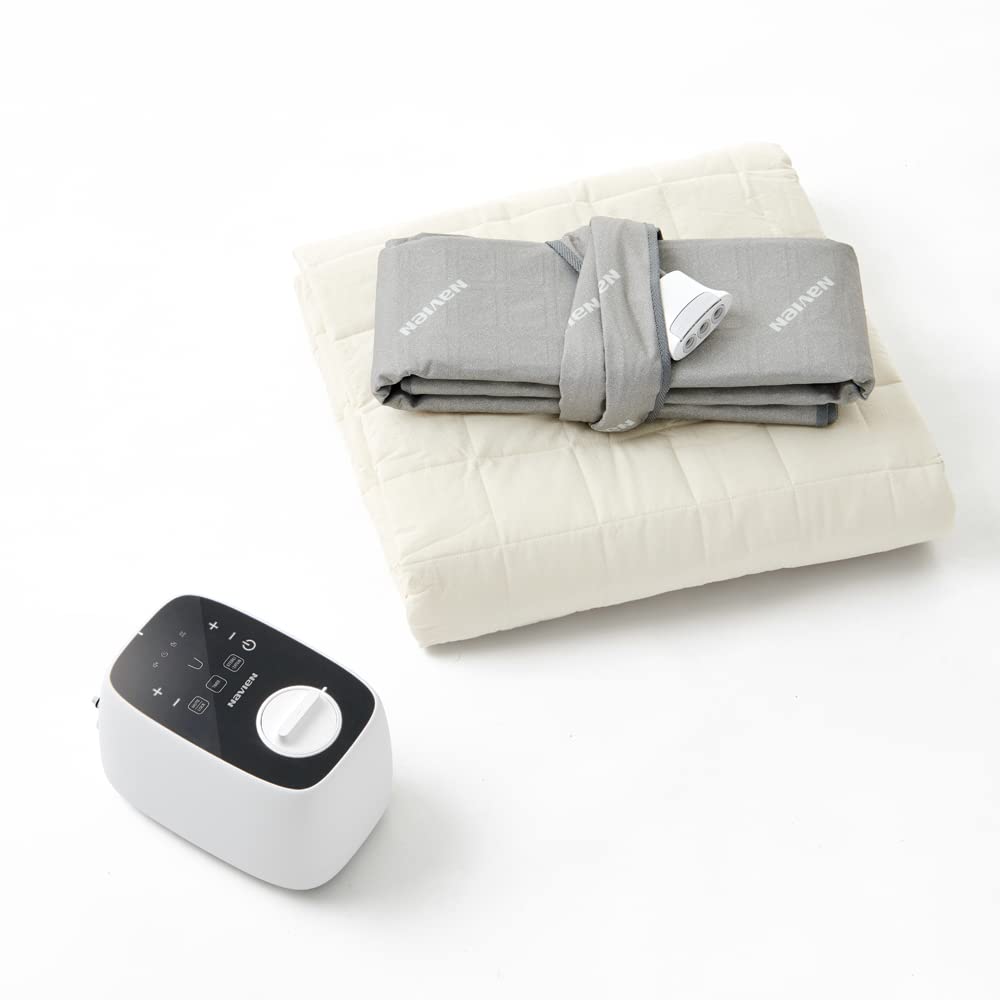 EQM 350 EMF-Free Water Heated Mattress Pad with Temperature Control | Non-Electric Bed Warmer for Pain Relief & Stress Reduction | Eco-Friendly Heating Solution for Muscle Soreness & Tension | Perfect for Cold Nights, Arthritis Relief & Better Sleep