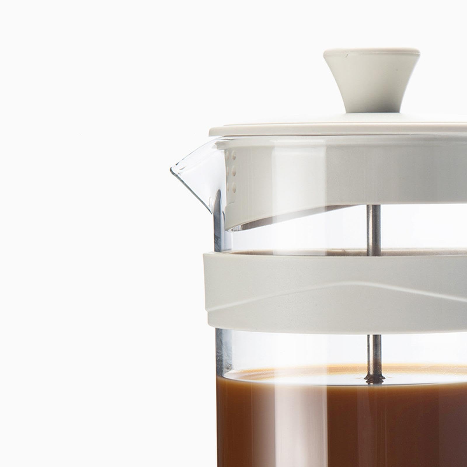 Premium French Press Coffee Maker - 350ml Thickened Fine Mesh Plunger for Rich, Smooth Coffee & Tea | Ideal for Home, Office, Camping & Outdoor Adventures
