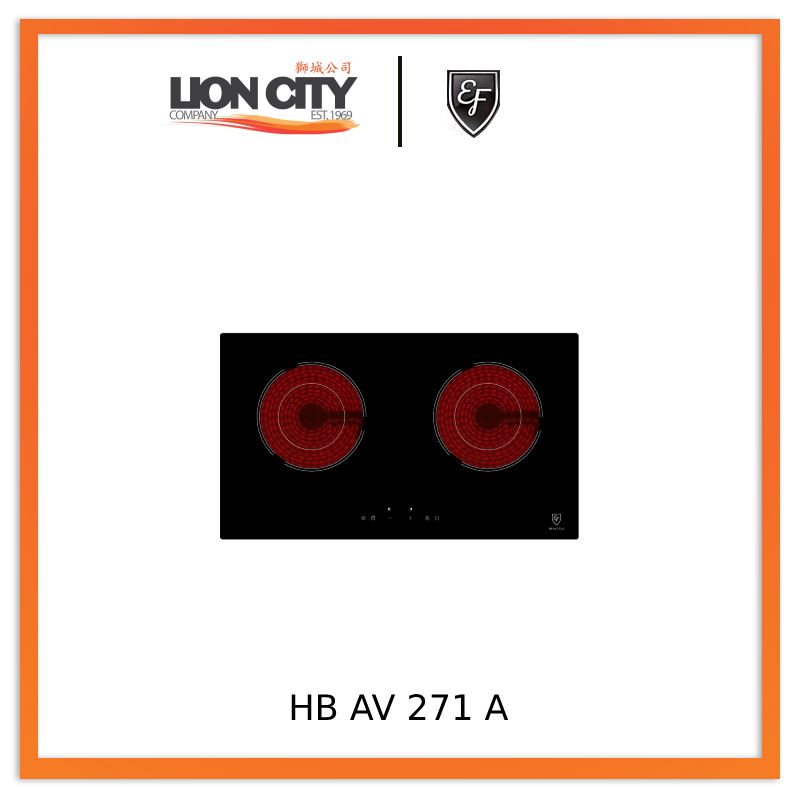 EF HB AV 271 A 70cm Built-in Ceramic Cooktop - 4 Zone Induction Hob with Touch Controls, Perfect for Modern Kitchens & Home Renovations
