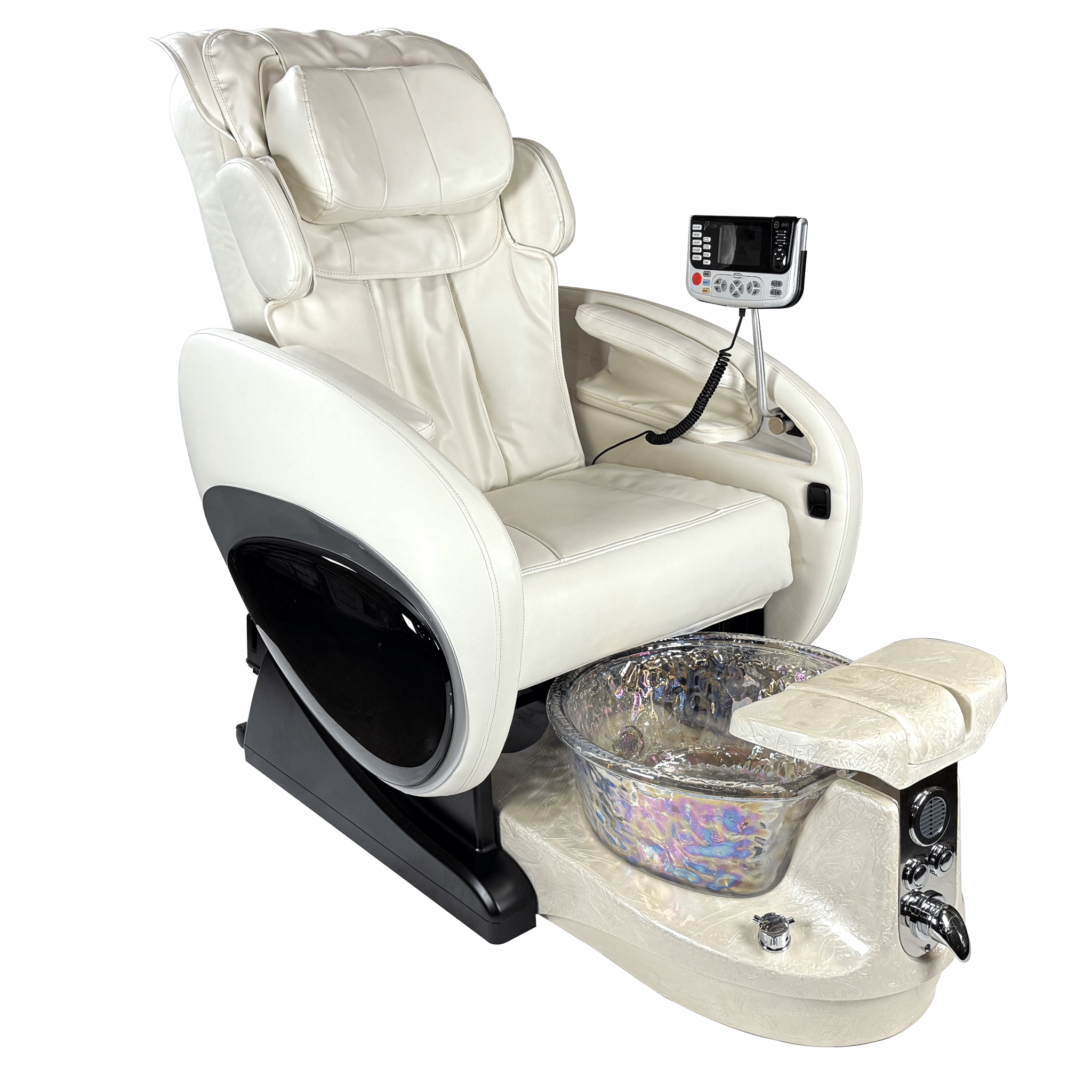 Fiori 8000 Professional Pedicure Spa Foot Bath - Electric Foot Soaker with Bubbles & Heat for At-Home Nail Care & Relaxation - Perfect for Salon, Spa & Home Use